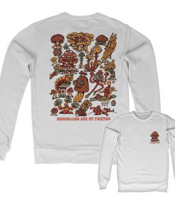 Mann Shirtstore | Killer Acid - Mushroom Friends Sweatshirt White