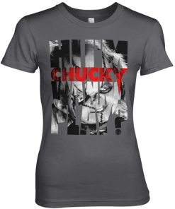Kvinna Shirtstore | Chucky - Wanna Play Cutout Girly Tee