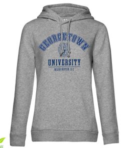 Kvinna Shirtstore | Georgetown University Girls Hoodie Heathergrey