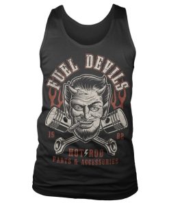 Mann Shirtstore | Fuel Devils Satans Pistons Tank Top Black