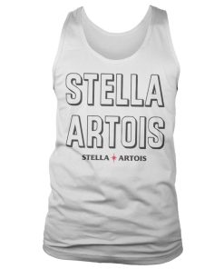 Mann Shirtstore | Stella Artois Retro Wordmark Tank Top White
