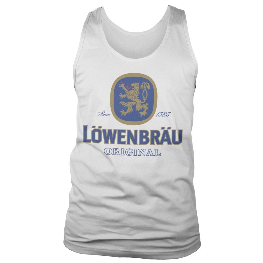 Mann Shirtstore | Lowenbrau Original Logo Tank Top White