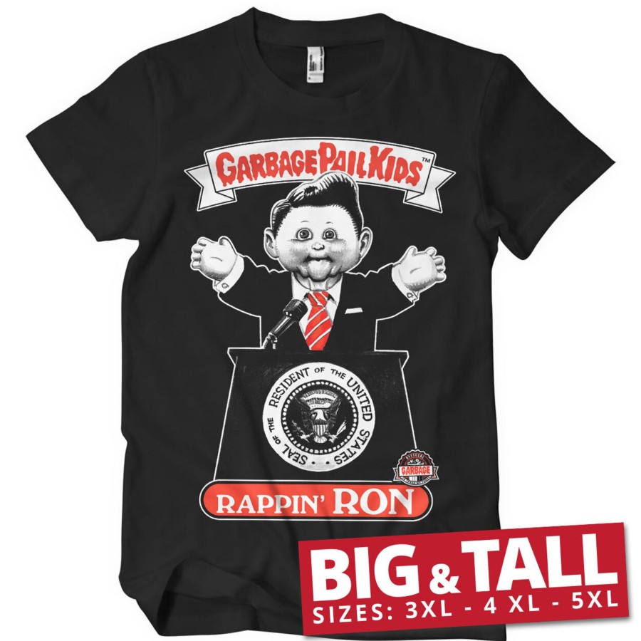 Mann Shirtstore | Rappin' Ron Big & Tall T-Shirt Black