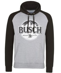 Mann Shirtstore | Busch Beer Bw Washed Logo Baseball Hoodie