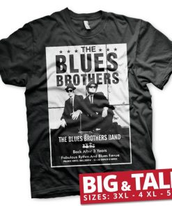 Mann Shirtstore | The Blues Brothers Poster Big & Tall T-Shirt Black