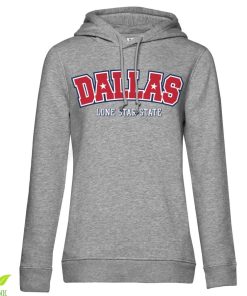 Kvinna Shirtstore | Dallas Girls Hoodie Heathergrey