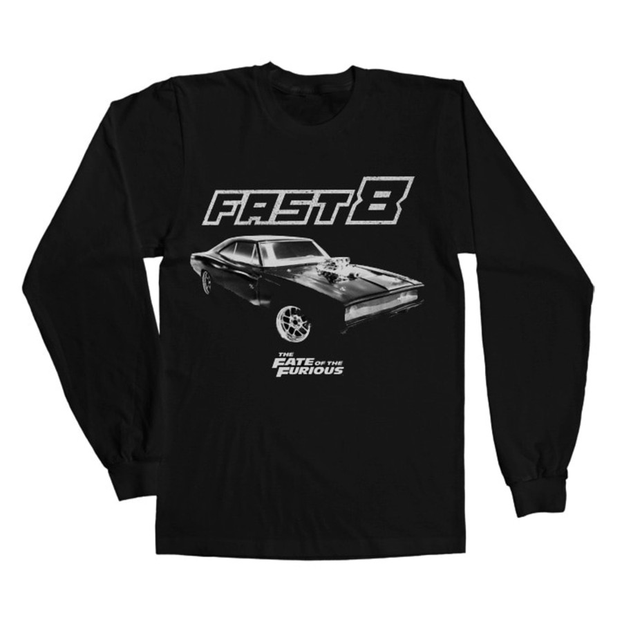 Mann Shirtstore | Fast 8 Dodge Long Sleeve Tee Black