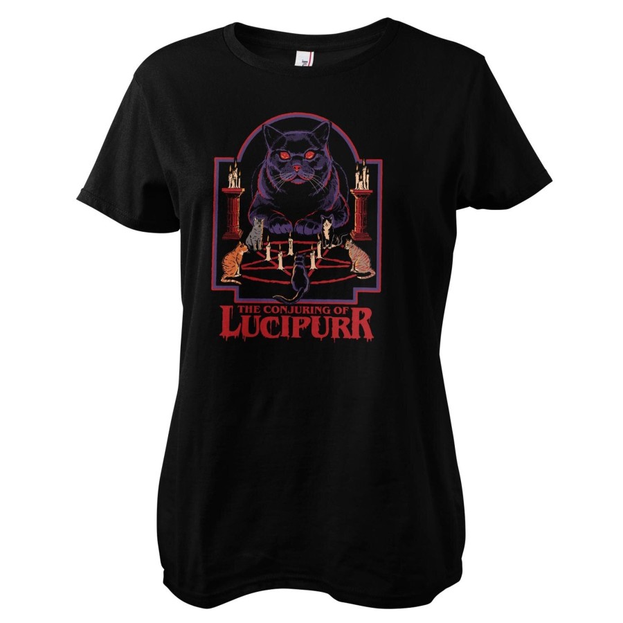 Kvinna Shirtstore | Lucipurr Girly Tee Black