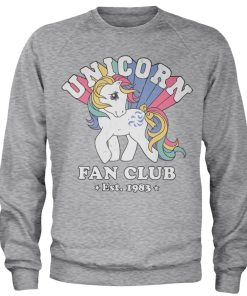 Mann Shirtstore | Unicorn Fan Club Sweatshirt Heathergrey