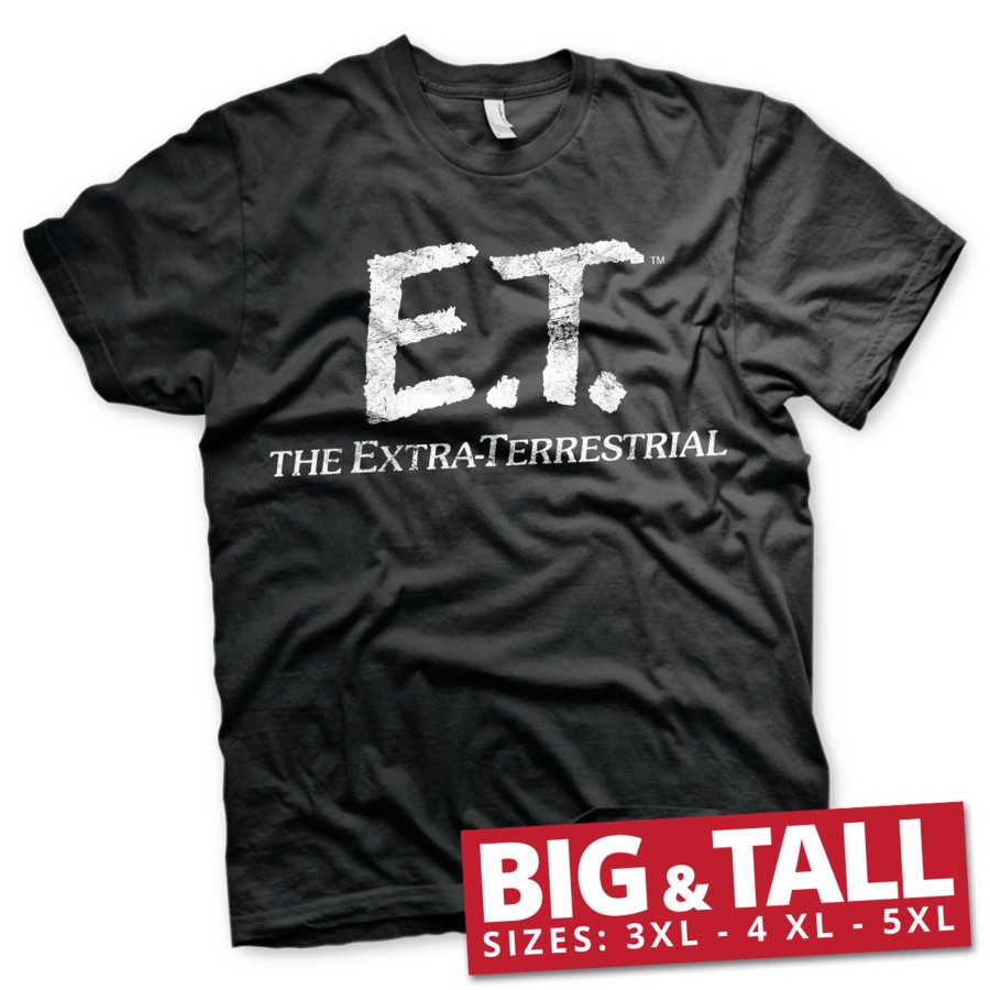 Mann Shirtstore | E.T. Extra-Terrestrial Big & Tall T-Shirt Black