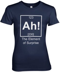 Kvinna Shirtstore | Ah! The Element Of Surprise Girly Tee
