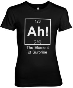 Kvinna Shirtstore | Ah! The Element Of Surprise Girly Tee
