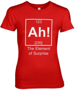 Kvinna Shirtstore | Ah! The Element Of Surprise Girly Tee