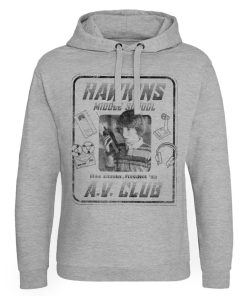 Mann Shirtstore | Hawkins A.V. Club Epic Hoodie Heathergrey