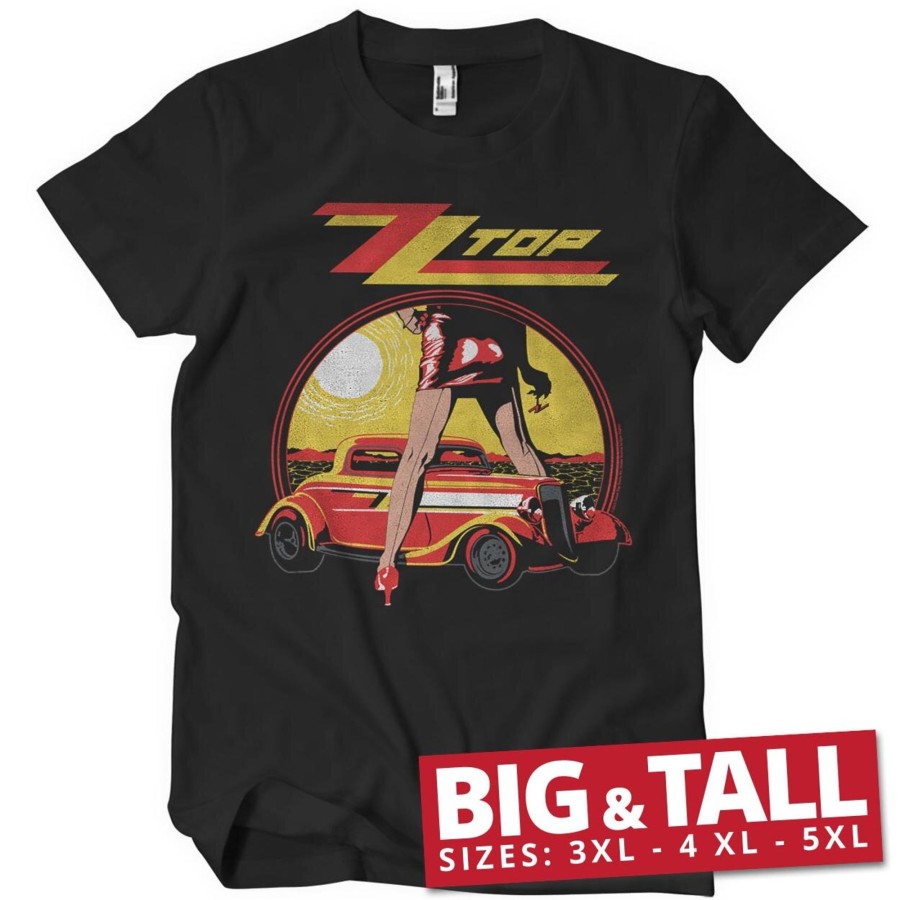 Mann Shirtstore | Zz Top - Hot Legs Big & Tall T-Shirt Black