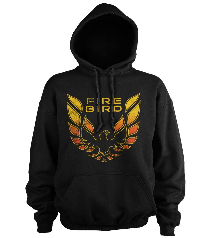 Mann Shirtstore | Pontiac Firebird Logo Hoodie Black