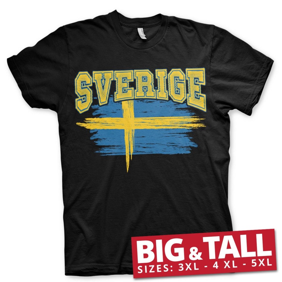 Mann Shirtstore | Sverige Big & Tall T-Shirt Black