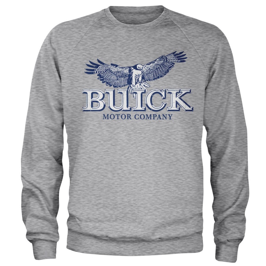 Mann Shirtstore | Buick Hawk Logo Sweatshirt Heathergrey