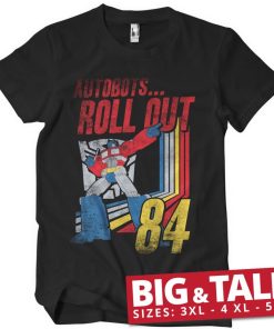 Mann Shirtstore | Autobots - Roll Out Big & Tall T-Shirt Black