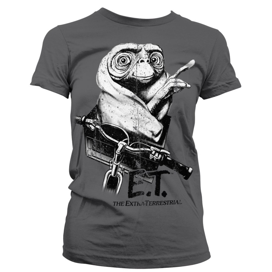 Kvinna Shirtstore | E.T. Biking Distressed Girly Tee