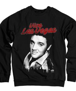 Mann Shirtstore | Elvis - Viva Las Vegas Sweatshirt Black