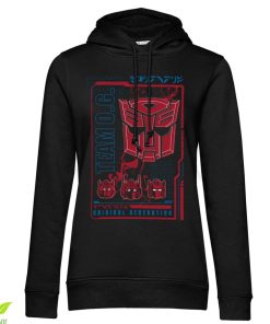 Kvinna Shirtstore | Autobots Original Generation Girls Hoodie Black