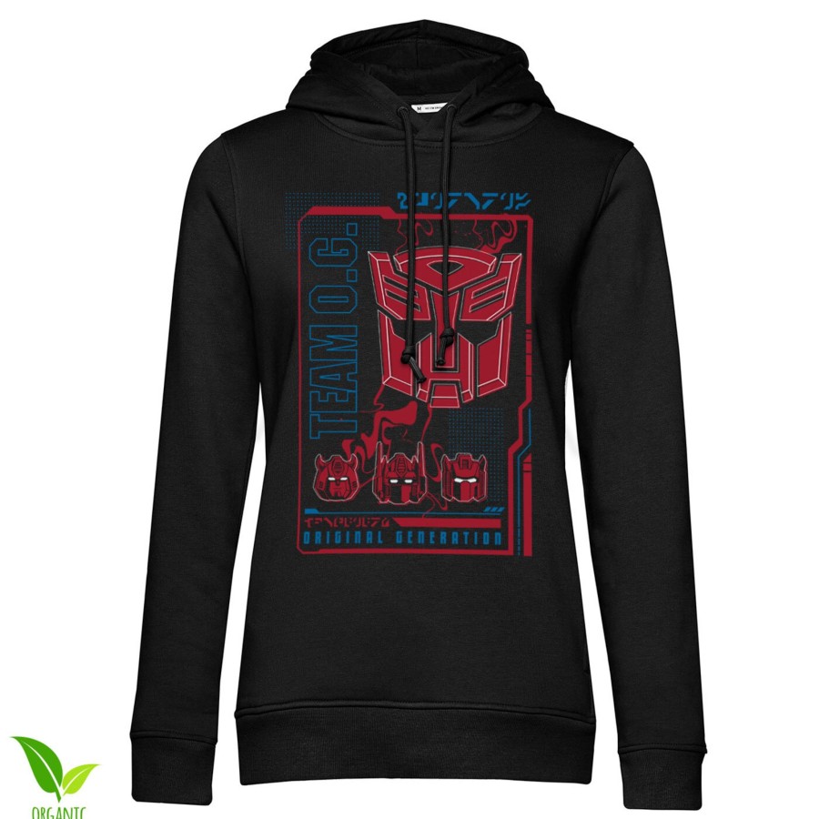 Kvinna Shirtstore | Autobots Original Generation Girls Hoodie Black