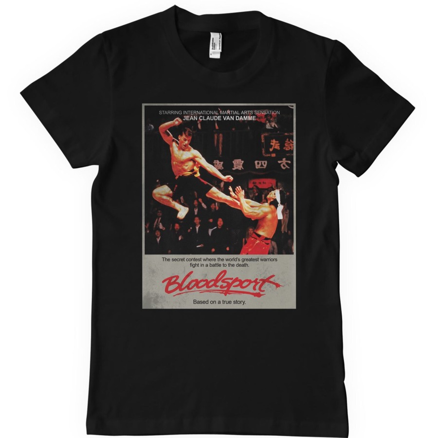 Mann Shirtstore | Bloodsport Vintage Poster T-Shirt Black