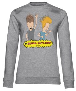 Kvinna Shirtstore | Beavis And Butt-Head Headbanging Girly Sweatshirt