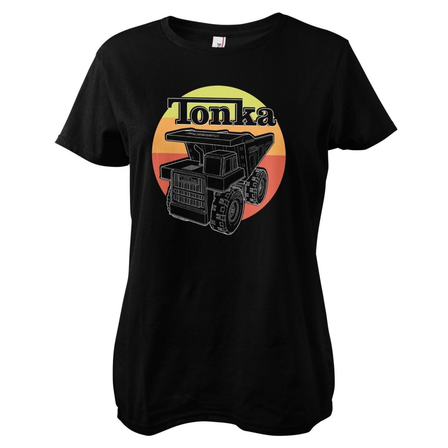 Kvinna Shirtstore | Tonka Retro Truck Girly Tee Black