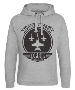 Mann Shirtstore | Top Gun Maverick Fighter Town Epic Hoodie Heathergrey