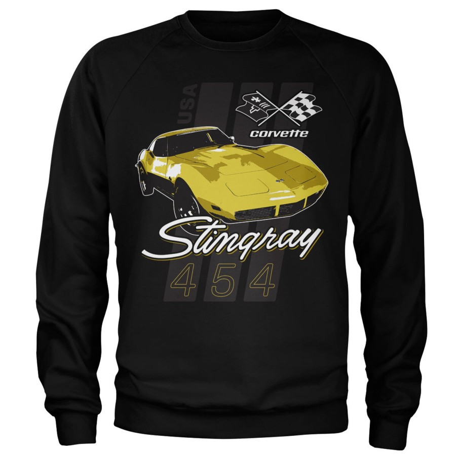 Mann Shirtstore | Corvette Stingray 454 Sweatshirt Black