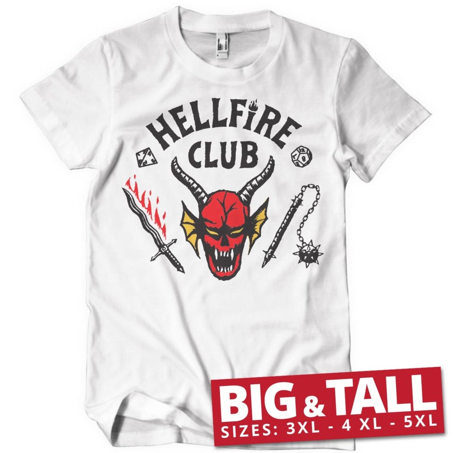 Mann Shirtstore | Hellfire Club Big & Tall T-Shirt White
