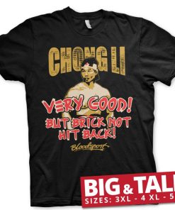 Mann Shirtstore | Bloodsport - Chong Li Big & Tall T-Shirt Black