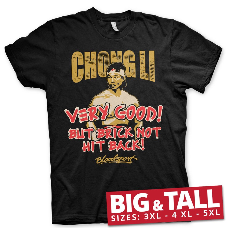 Mann Shirtstore | Bloodsport - Chong Li Big & Tall T-Shirt Black