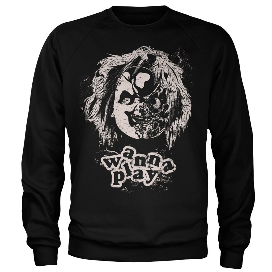 Mann Shirtstore | Chucky - Wanna Play Sweatshirt Black
