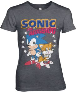 Kvinna Shirtstore | Sonic The Hedgehog - Sonic & Tails Girly Tee