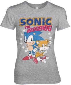 Kvinna Shirtstore | Sonic The Hedgehog - Sonic & Tails Girly Tee