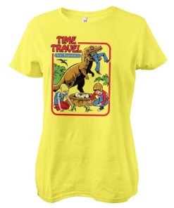 Kvinna Shirtstore | Time Travel For Beginners Girly Tee Yellow