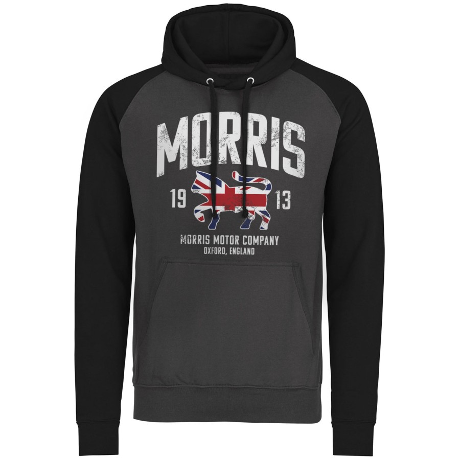 Mann Shirtstore | Morris Motor Company Baseball Hoodie Darkgrey-Black
