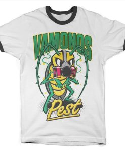 Mann Shirtstore | Breaking Bad - Vamanos Pest Bug Ringer Tee Whiteblack