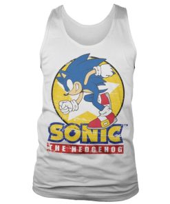 Mann Shirtstore | Fast Sonic - Sonic The Hedgehog Tank Top White
