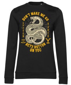 Kvinna Shirtstore | Yellowstone - Beth Dutton Girly Sweatshirt Black