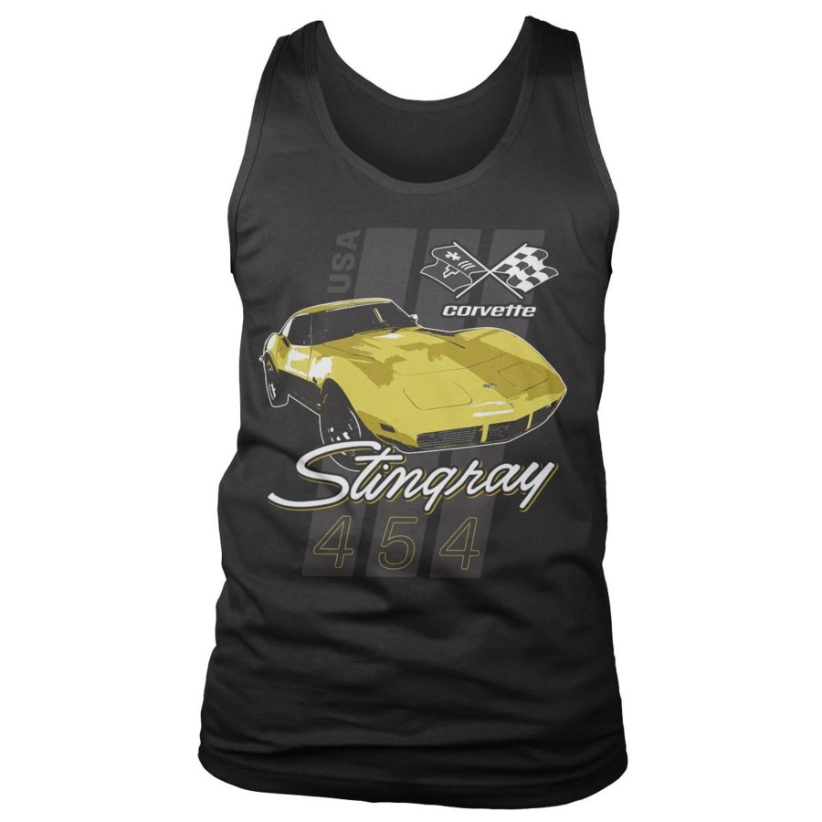Mann Shirtstore | Corvette Stingray 454 Tank Top Black