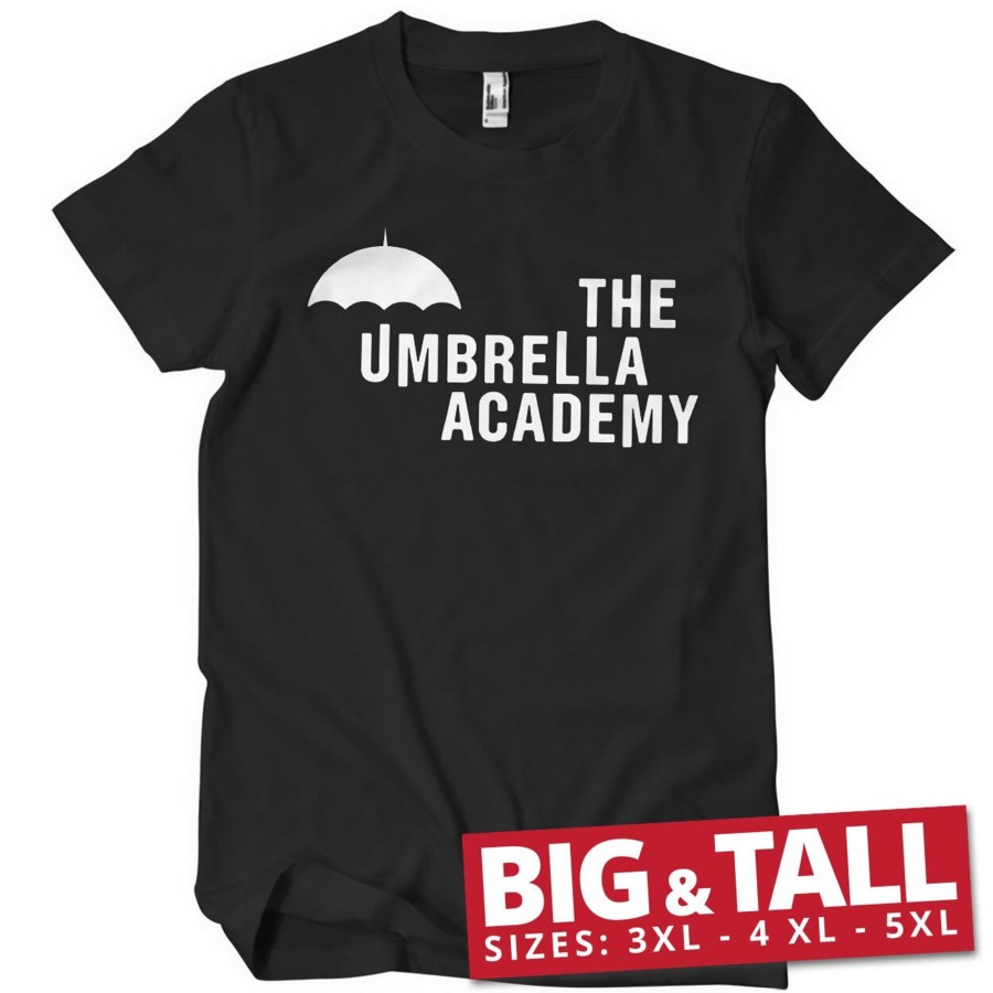 Mann Shirtstore | The Umbrella Academy Big & Tall T-Shirt Black