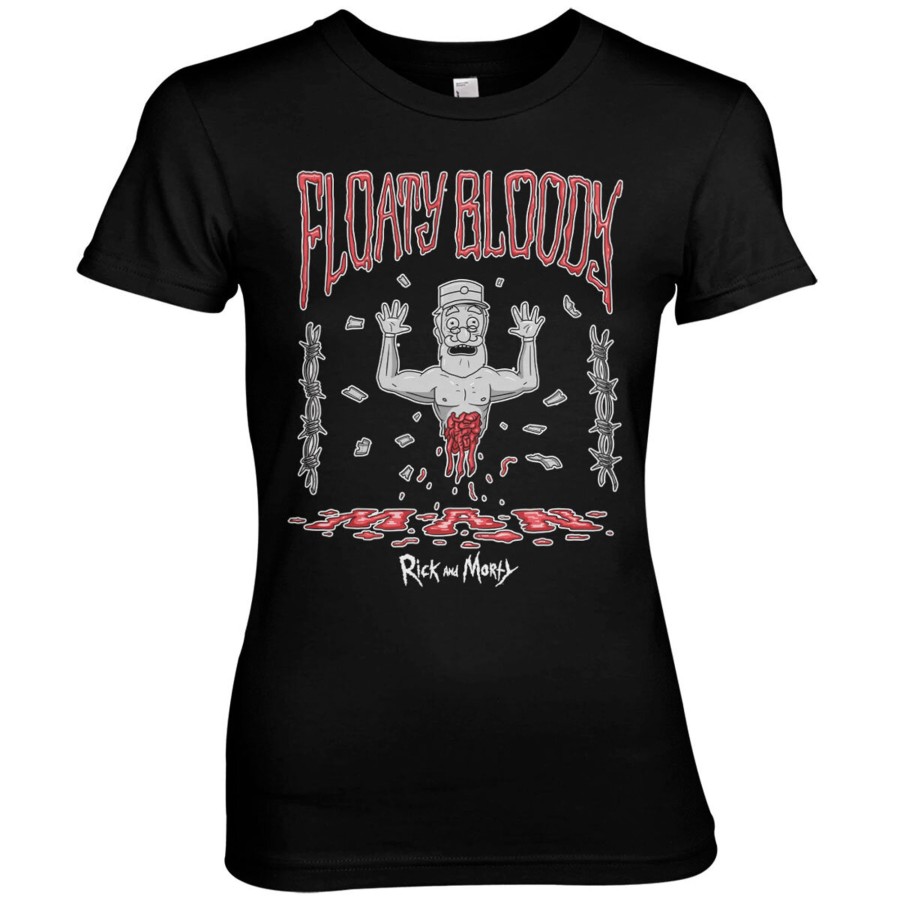 Kvinna Shirtstore | Floaty Bloody Man Girly Tee Black