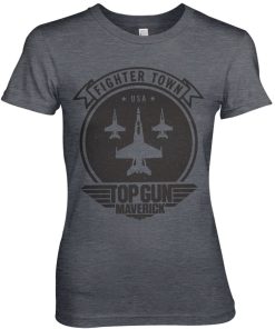 Kvinna Shirtstore | Top Gun Maverick Fighter Town Girly Tee