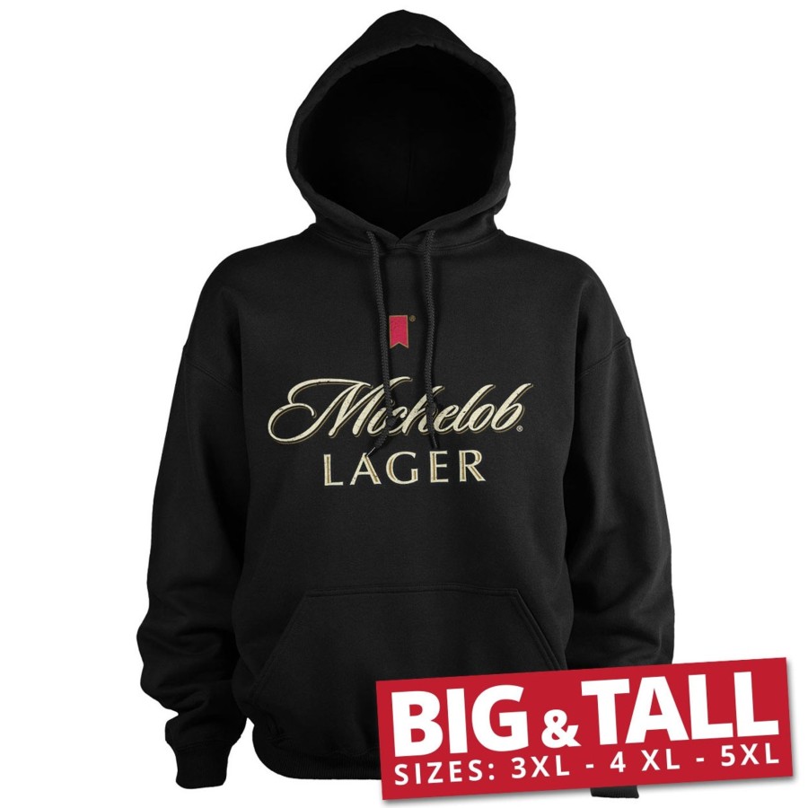 Mann Shirtstore | Michelob Lager Big & Tall Hoodie Black