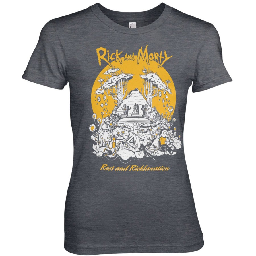 Kvinna Shirtstore | Rest And Ricklaxation Girly Tee
