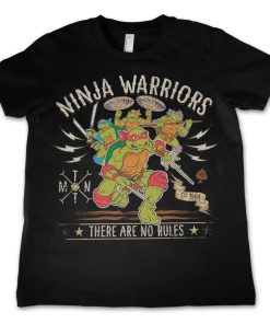 Barn Shirtstore | Ninja Warriors - No Rules Kids T-Shirt Black